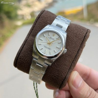 N Factory Rolex Oyster Perpetual 31mm 2232 Movement Ice Blue Luminious White Watch